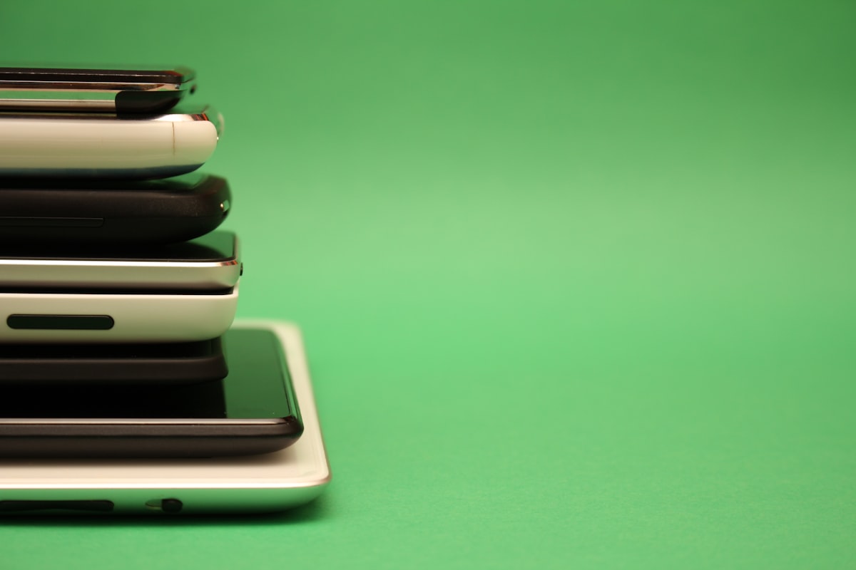 Refurbished smartphones prepared for wholesale despatch
